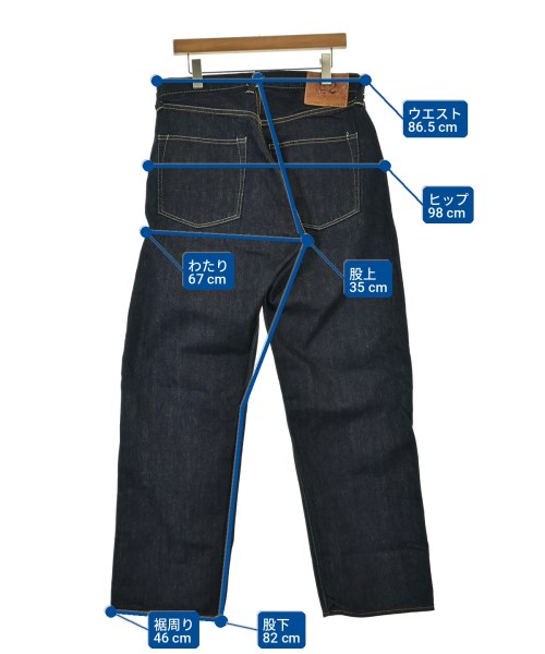 EVISU（エビス）デニムパンツ 紺 サイズ:36(XXL位) メンズ/2200706484021