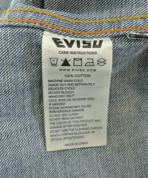 EVISU（エビス）デニムジャケット 青 サイズ:L メンズ/2200706484038