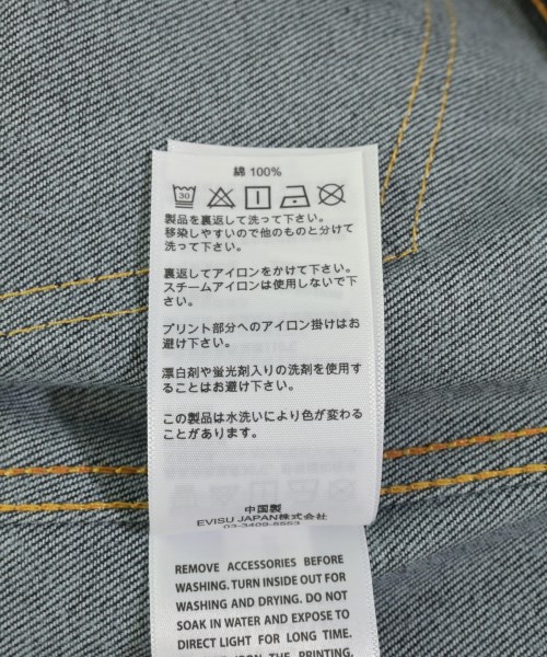 EVISU（エビス）デニムジャケット 紺 サイズ:S メンズ/2200707393018