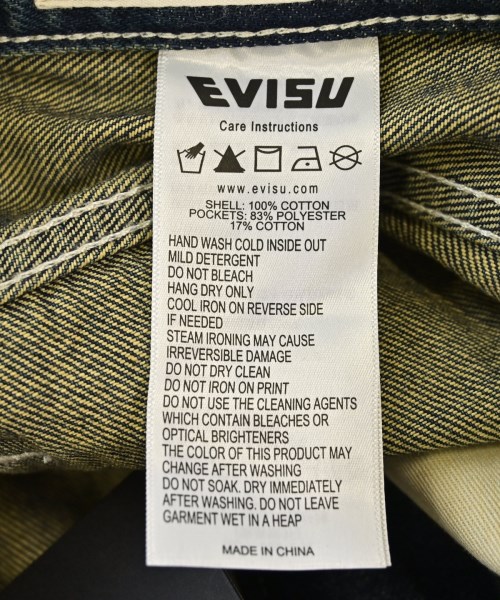 EVISU（エビス）ショートパンツ 青 サイズ:30(M位) メンズ/2200707393025