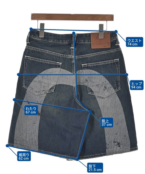 EVISU（エビス）ショートパンツ 青 サイズ:30(M位) メンズ/2200707393025
