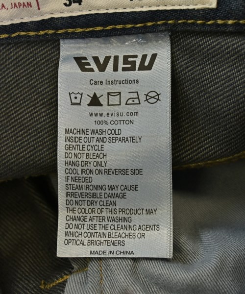 EVISU（エビス）デニムパンツ 青 サイズ:34(XL位) メンズ/2200707393032