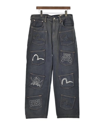 EVISU（エビス）デニムパンツ 青 サイズ:34(XL位) メンズ