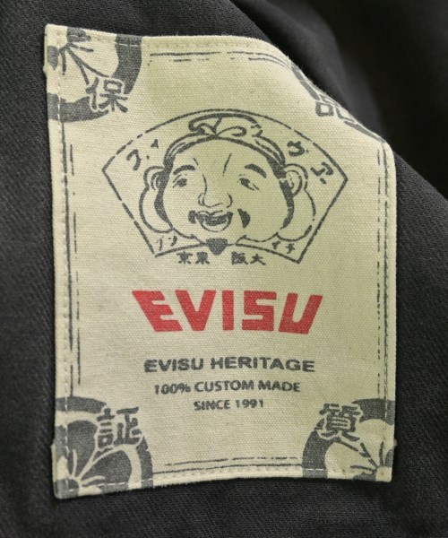 EVISU（エビス）カバーオール 黒 サイズ:S メンズ/2200709848035