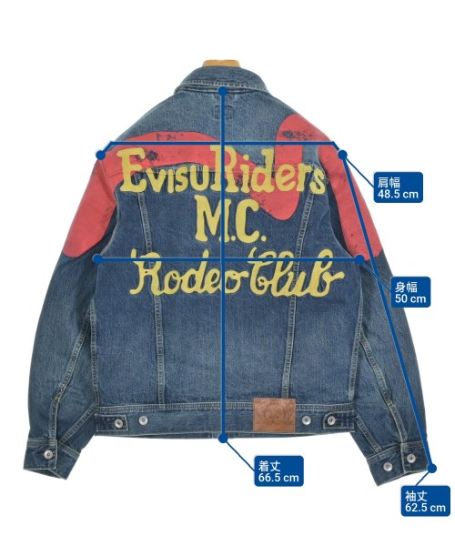 EVISU（エビス）デニムジャケット 青 サイズ:M メンズ/2200663626021