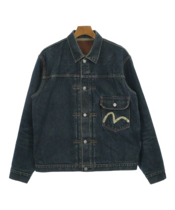 EVISU（エビス）デニムジャケット 紺 サイズ:42(L位) メンズ