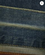 EVISU（エビス）デニムジャケット 紺 サイズ:42(L位) メンズ/2200665724107