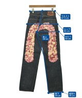 EVISU（エビス）デニムパンツ 紺 サイズ:31(XL位) レディース/2200670168019