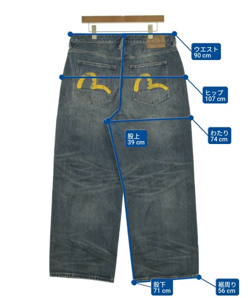 EVISU（エビス）デニムパンツ 青 サイズ:XL メンズ/2200730265023