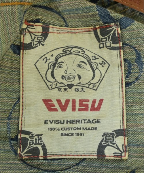 EVISU（エビス）デニムジャケット 青 サイズ:M メンズ/2200730265047