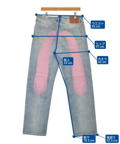 EVISU（エビス）デニムパンツ 青 サイズ:32(L位) メンズ/2200735547018