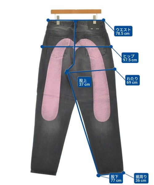 EVISU（エビス）デニムパンツ 黒 サイズ:31(M位) メンズ/2200735547025