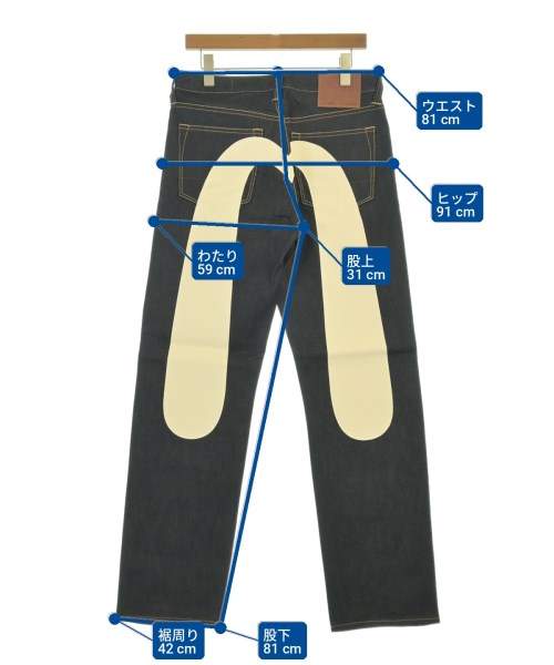 EVISU（エビス）デニムパンツ 紺 サイズ:30(M位) メンズ/2200736342032