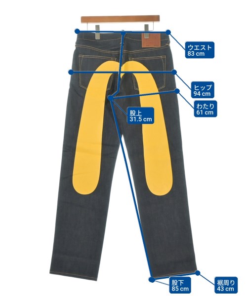 EVISU（エビス）デニムパンツ 紺 サイズ:30(M位) メンズ/2200724042012