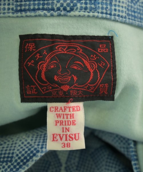 EVISU（エビス）ポロシャツ 青 サイズ:38(M位) メンズ/2200723709251