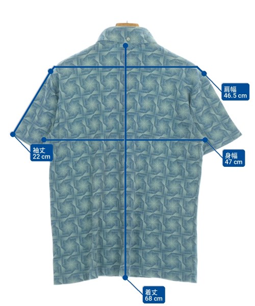 EVISU（エビス）ポロシャツ 青 サイズ:38(M位) メンズ/2200723709251
