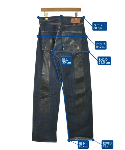EVISU（エビス）デニムパンツ 紺 サイズ:32(L位) メンズ/2200689326042