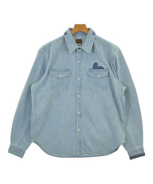 EVISU(エビス)カジュアルシャツ 紺 サイズ:L/2200691336015