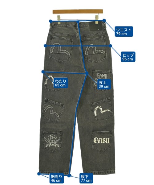 EVISU（エビス）デニムパンツ グレー サイズ:30(M位) メンズ/2200691336022