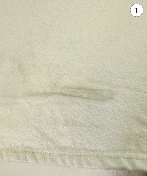 Full COUNT（フルカウント）デニムパンツ 白 サイズ:32(L位) メンズ/2200643797086