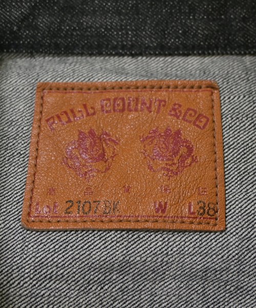 Full COUNT（フルカウント）デニムジャケット 黒 サイズ:38(S位) メンズ/2200676168013