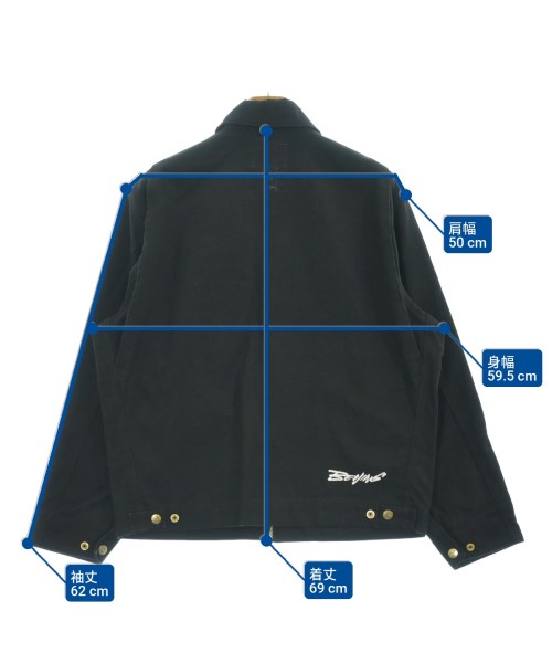 Carhartt（カーハート）カバーオール 黒 サイズ:L メンズ/2200625966042