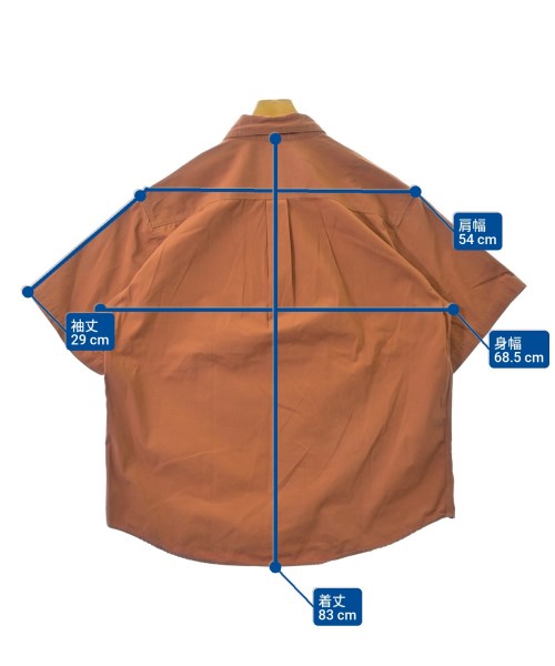 Carhartt（カーハート）カジュアルシャツ オレンジ サイズ:XL メンズ/2200623091128