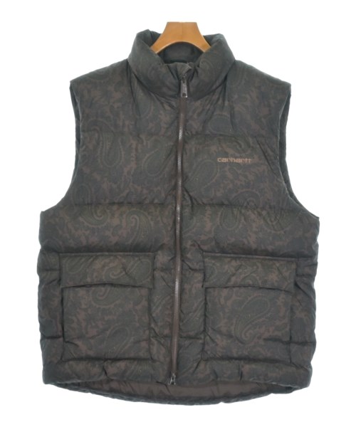 Carhartt(カーハート)ダウンジャケット/ダウンベスト 茶 サイズ:L/2200641136023