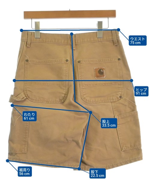 Carhartt（カーハート）ショートパンツ ベージュ サイズ:31(M位) メンズ/2200625938049