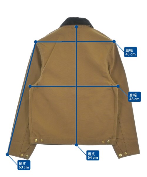 Carhartt（カーハート）カバーオール 茶 サイズ:XS メンズ/2200629574014