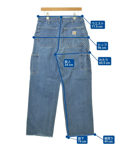 Carhartt（カーハート）デニムパンツ 青 サイズ:32(L位) メンズ/2200612069046