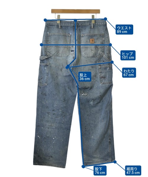 Carhartt（カーハート）デニムパンツ 青 サイズ:34(XL位) メンズ/2200614908039