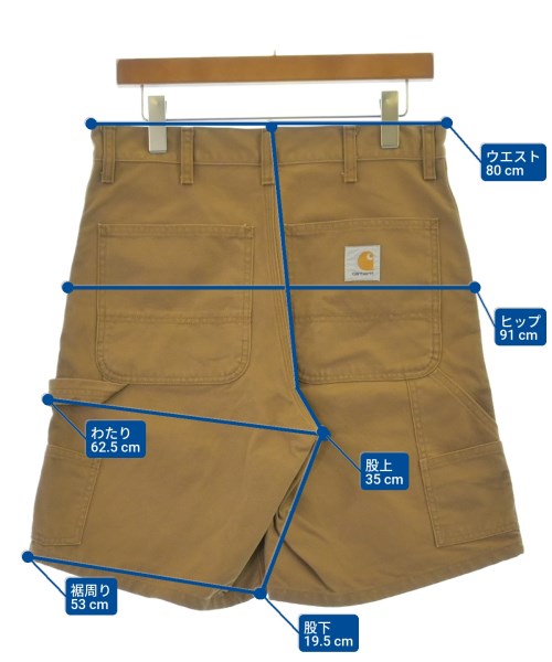 Carhartt（カーハート）ショートパンツ 茶 サイズ:29(S位) メンズ/2200615305318