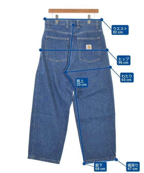 Carhartt（カーハート）デニムパンツ 青 サイズ:S メンズ/2200615689012