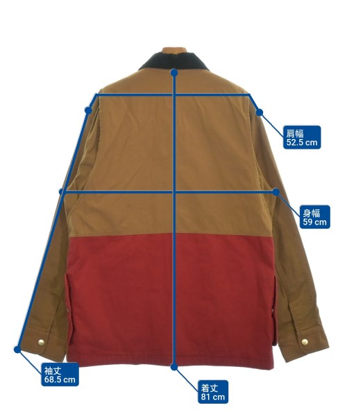 Carhartt（カーハート）カバーオール 茶 サイズ:L メンズ/2200619790035