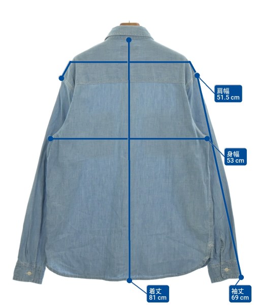 Carhartt（カーハート）カジュアルシャツ 青 サイズ:XL メンズ/2200619790066