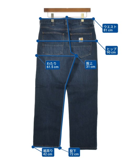 Carhartt（カーハート）デニムパンツ 紺 サイズ:32(L位) メンズ/2200604827012