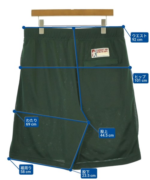 Carhartt（カーハート）ショートパンツ 緑 サイズ:L メンズ/2200674021037