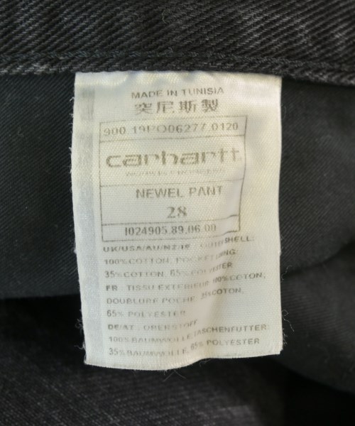 Carhartt（カーハート）デニムパンツ 黒 サイズ:28(S位) メンズ/2200676502015