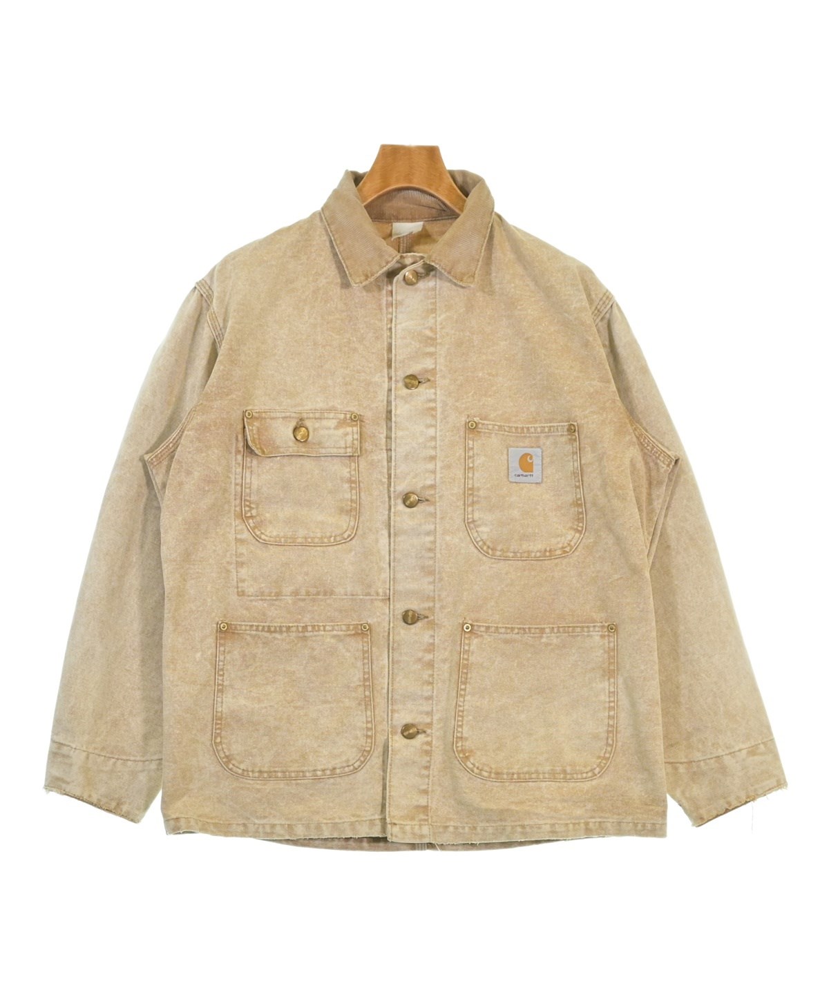 Carhartt ベージュ カバーオール Carhartt（カーハート）カバーオール ベージュ サイズ:-(XXL位) メンズ