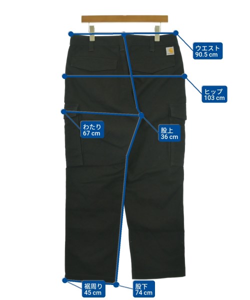 Carhartt（カーハート）カーゴパンツ 黒 サイズ:34(XL位) メンズ/2200674026032
