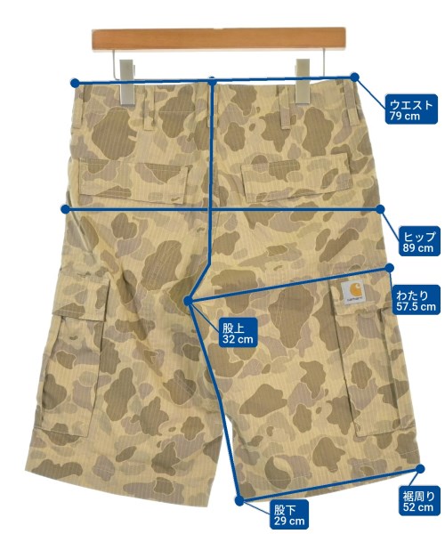 Carhartt（カーハート）ショートパンツ ベージュ サイズ:30(M位) メンズ/2200679187202
