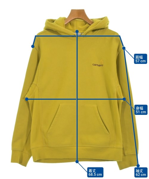 Carhartt（カーハート）パーカー 黄 サイズ:M メンズ/2200681542013