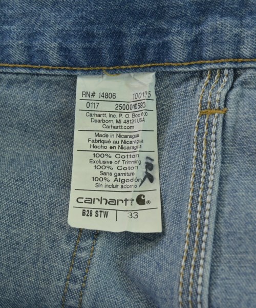 Carhartt（カーハート）ショートパンツ 青 サイズ:33(L位) メンズ/2200676862195