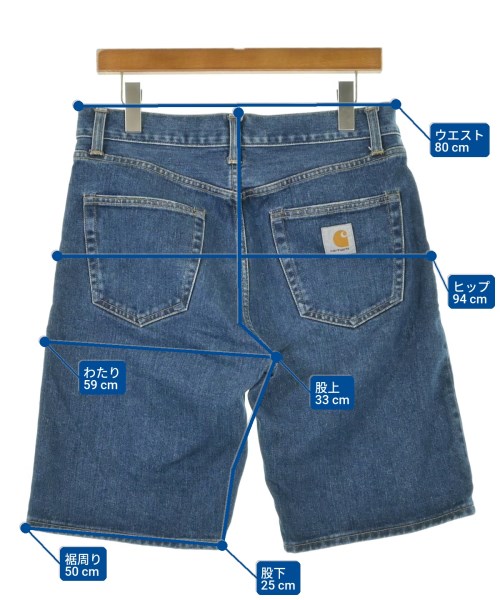 Carhartt（カーハート）ショートパンツ 青 サイズ:30(M位) メンズ/2200695774035