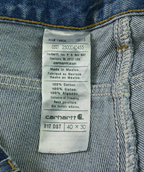 Carhartt（カーハート）デニムパンツ 青 サイズ:40(XXL位) メンズ/2200699716024