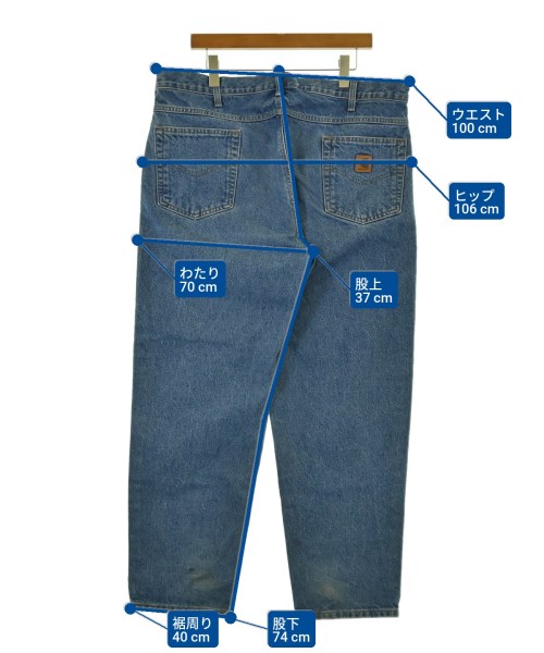 Carhartt（カーハート）デニムパンツ 青 サイズ:40(XXL位) メンズ/2200699716024
