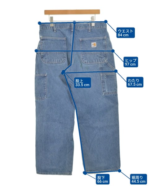 Carhartt（カーハート）デニムパンツ 青 サイズ:34(XL位) メンズ/2200661614020