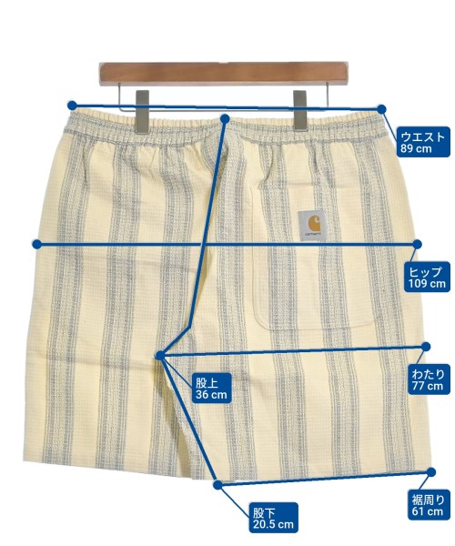 Carhartt（カーハート）ショートパンツ 白 サイズ:XL メンズ/2200662217084
