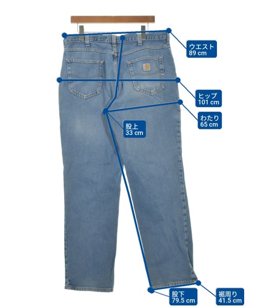 Carhartt（カーハート）デニムパンツ 青 サイズ:36(XXL位) メンズ/2200712590013